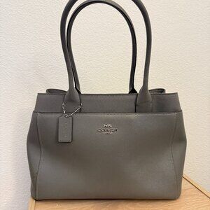 COACH Casey 2018 GREY Over the Shoulder Tote Bag Purse